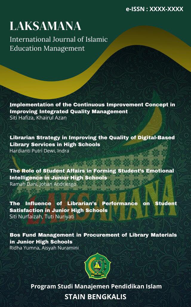 					View Vol. 1 No. 1 (2024): Laksamana: International Journal Of Islamic Education Management
				